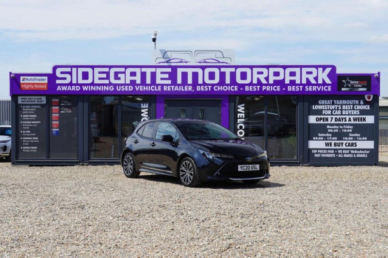 2020 Toyota Corolla 1.2 Vvt-I Design Euro 6 (s/s) 5dr in Black — image 1