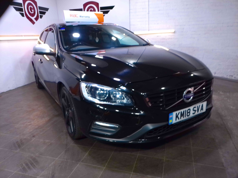 2018 Volvo V60 2.0 R-Design Lux Nav D4 in Black — image 1
