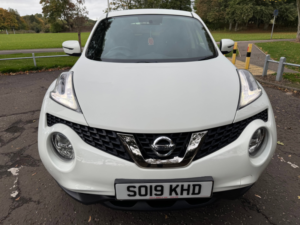 2019 Nissan Juke 1.6 Acenta SUV 5dr Petrol Xtron Euro 6 (117 Ps) in White — image 2