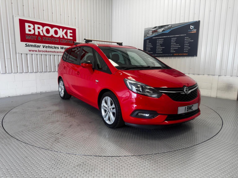 2018 Vauxhall Zafira Tourer 1.4i Turbo Sri Nav Euro 6 5dr in Red — image 1