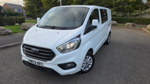 2022 Ford Transit Custom 2.0 Transit Custom Limited Dciv 320 L2 2.0l Ecoblue 130ps Fwd 6 Speed Automatic in White — image 3