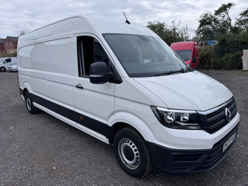 2020 Volkswagen Crafter Lwb Trendline. Ac. Carplay. Cruise. Dab. Fsh. Panel Van. in White — image 1