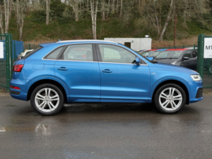 2015 Audi Q3 2.0 Tdi S Line SUV 5dr Diesel Manual Quattro Euro 6 (s/s) (150 Ps) in Blue — image 5