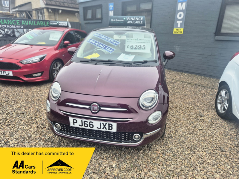 2016 Fiat 500 1.2 500 My17 1.2 69hp Lounge in Red — image 1