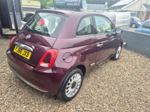 2016 Fiat 500 1.2 500 My17 1.2 69hp Lounge in Red — image 5