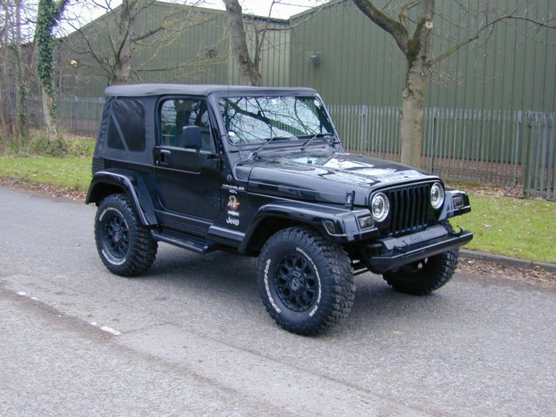2000 Jeep Wrangler Ref 8504 - Sale Afreed Awaiting Uk Registration - Jeep Wrangler (tj) 4.0 Sahara Ltd - Ex Japan in Black — image 1