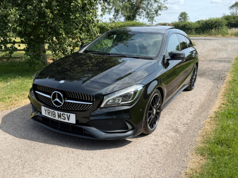 2018 Mercedes-Benz Cla 2.1 Cla220d Amg Line Shooting Brake 7g-Dct Euro 6 (s/s) 5dr in Black — image 1