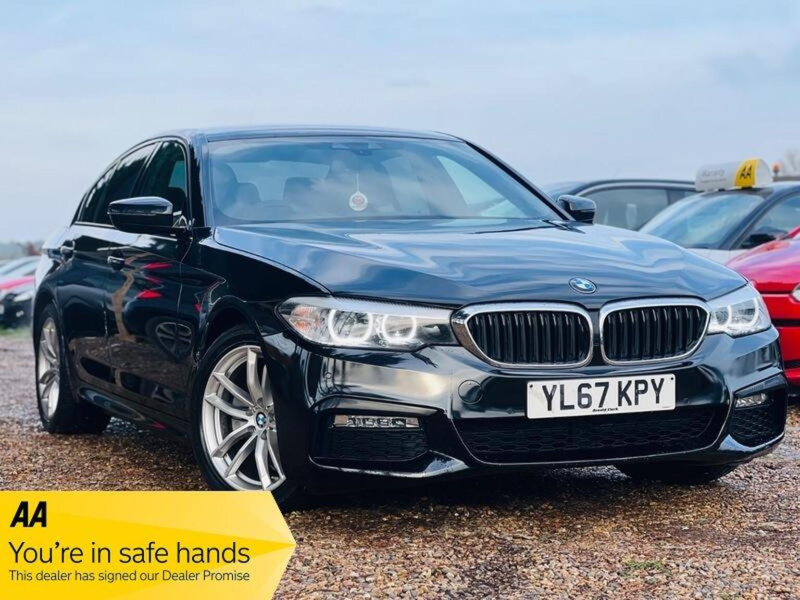 2018 BMW 5 Series 2.0 520d M Sport Auto Xdrive Euro 6 (s/s) 4dr in Black — image 1