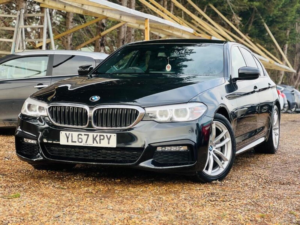 2018 BMW 5 Series 2.0 520d M Sport Auto Xdrive Euro 6 (s/s) 4dr in Black — image 3