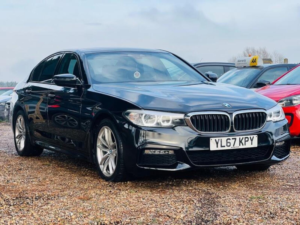2018 BMW 5 Series 2.0 520d M Sport Auto Xdrive Euro 6 (s/s) 4dr in Black — image 4