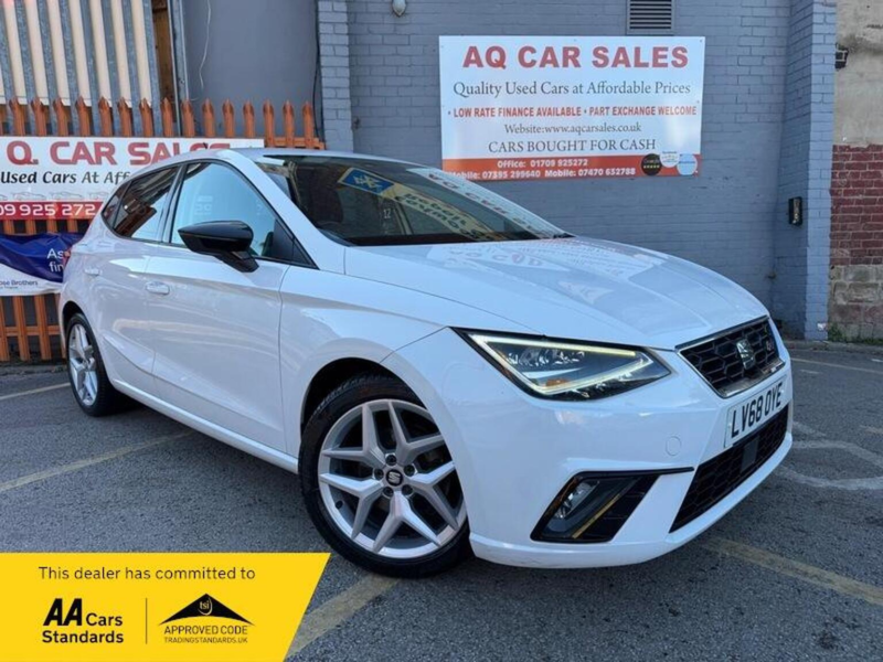 2018 SEAT Ibiza 1.0 Tsi Fr DSG Euro 6 (s/s) 5dr Gpf in White — image 1