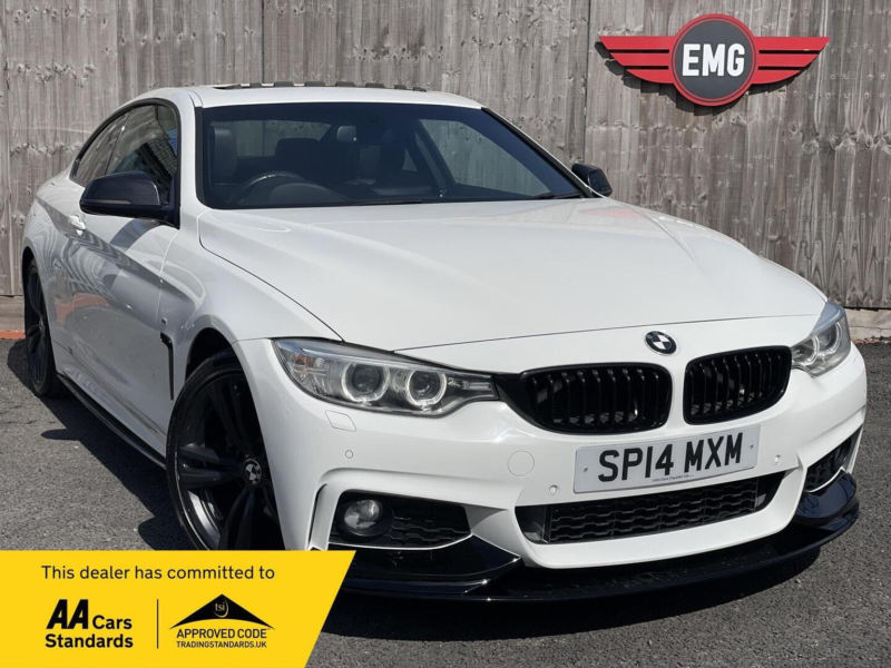 2013 BMW 4 Series 2.0 420d M Sport Auto Euro 6 (s/s) 2dr in White — image 1