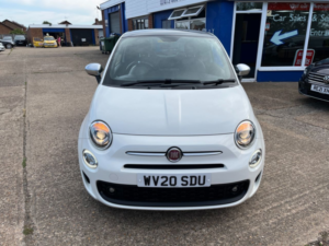 2020 Fiat 500 1.2 Rock Star Hatchback 3dr Petrol Manual Euro 6 (s/s) (69 Bhp) in White — image 2