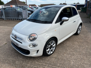 2020 Fiat 500 1.2 Rock Star Hatchback 3dr Petrol Manual Euro 6 (s/s) (69 Bhp) in White — image 3