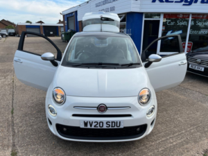 2020 Fiat 500 1.2 Rock Star Hatchback 3dr Petrol Manual Euro 6 (s/s) (69 Bhp) in White — image 6