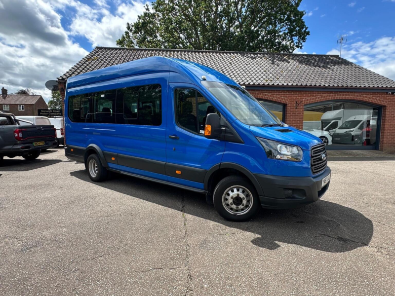 2017 Ford Transit 2.2 Tdci 460 Hdt L4 H3 5dr (18 Seats) in Blue — image 1
