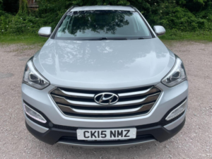 2015 Hyundai Santa Fe 2.2 Crdi Premium 4WD Euro 5 5dr (7 Seat) in Silver — image 6