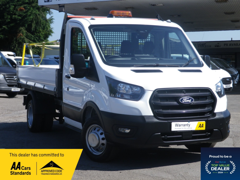 2025 Ford Transit 2.0 Transit Leader Single Cab Tipper 350 L2 2.0l Ecoblue 130ps Rwd 6 Speed Manual in White — image 1