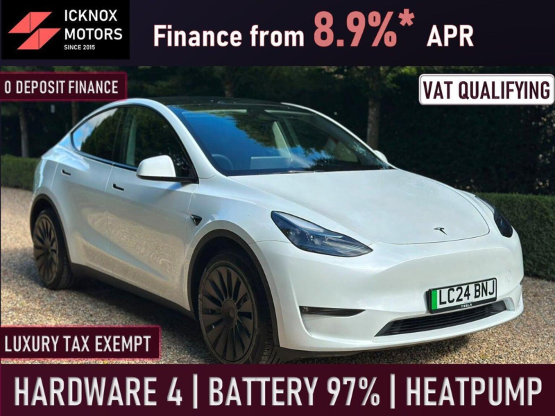 2024 Tesla Model Y (dual Motor) Long Range Auto 4wde 5dr in White — image 1