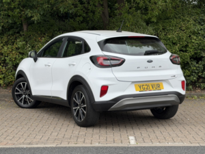 2021 Ford Puma 1.0 Puma Titanium 5 Door 1.0l Ecoboost 125ps Mhev Fwd 6 Speed Manual in White — image 2