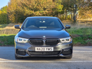 2020 BMW 5 Series 2.0 520d Mht M Sport Saloon 4dr Diesel Hybrid Auto Euro 6 (s/s) (190 Ps) in Grey — image 2