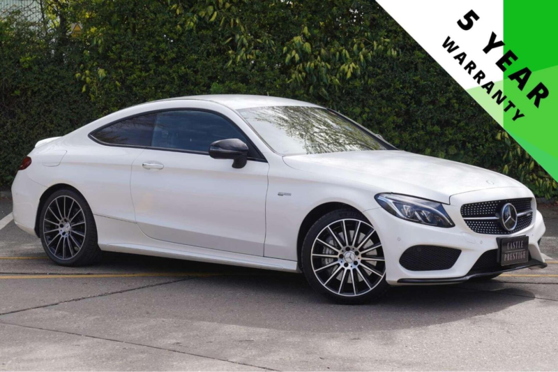 2017 Mercedes-Benz C Class 3.0 C43 V6 Amg (premium) G-Tronic+ 4matic Euro 6 (s/s) 2dr in White — image 1