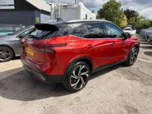 2023 Nissan Qashqai 1.3 Dig-T Mhev Tekna+ SUV 5dr Petrol Hybrid Xtron Euro 6 (s/s) (158 Ps) in Red — image 5