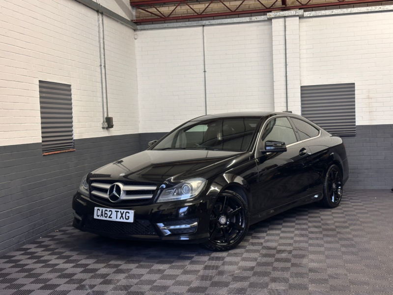 2013 Mercedes-Benz C Class 2.1 C250 Cdi Blueefficiency Amg Sport Coupe 2dr Diesel G-Tronic+ Euro 5 (s/s) (204 Ps) in Black — image 1