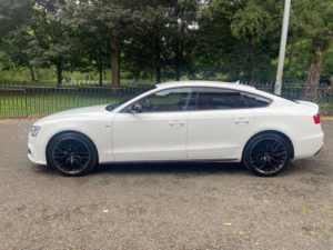 2015 Audi A5 2.0 Tdi Black Edition Plus Sportback Multitronic Euro 5 (s/s) 5dr in White — image 2