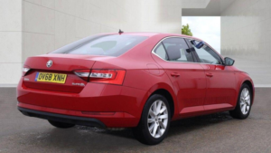 2018 Skoda Superb 1.5 Tsi Act Se Technology DSG Euro 6 (s/s) 5dr in Red — image 5