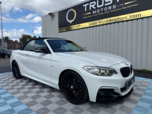 2016 BMW 2 Series 2.0 220d M Sport Auto Euro 6 (s/s) 2dr in White — image 6