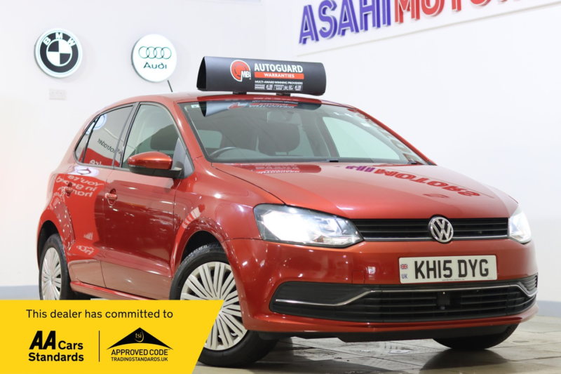 2015 Volkswagen Polo 1.2 Tsi Bluemotion Tech Se DSG Euro 6 (s/s) 5dr in Red — image 1