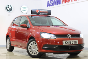 2015 Volkswagen Polo 1.2 Tsi Bluemotion Tech Se DSG Euro 6 (s/s) 5dr in Red — image 5