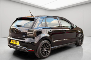 2015 Volkswagen Polo 1.4 Tsi Bluemotion Tech Act Bluegt Euro 6 (s/s) 5dr in Black — image 3