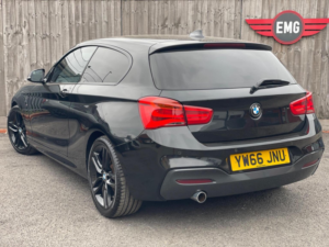 2016 BMW 1 Series 2.0 118d M Sport Auto Euro 6 (s/s) 3dr in Black — image 2