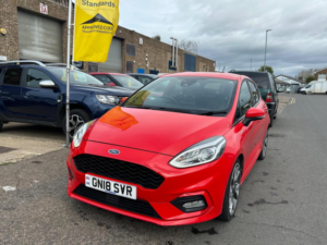 2018 Ford Fiesta 1.0t Ecoboost St-Line X Euro 6 (s/s) 5dr in Red — image 6