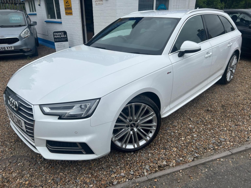 2016 Audi A4 Avant 2.0 Tdi S Line S Tronic Quattro Euro 6 (s/s) 5dr in White — image 1