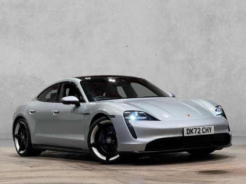 2022 Porsche Taycan Performance Plus 93.4kwh 4s Auto 4WD 4dr (11kw Charger) in Silver — image 1
