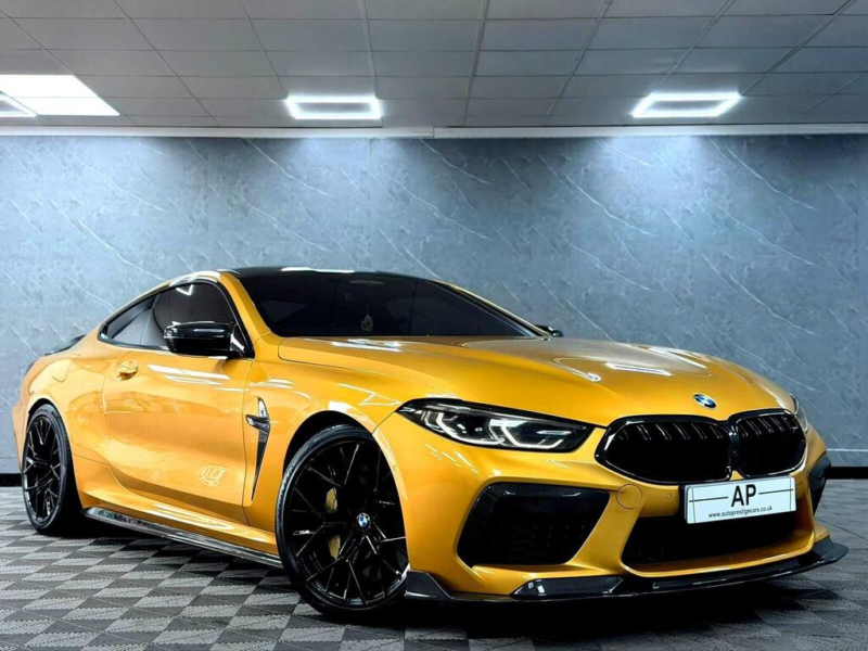 2022 BMW M8 4.4i V8 Competition Steptronic 4WD Euro 6 (s/s) 2dr in BMW Individual Ceylon Gold — image 1