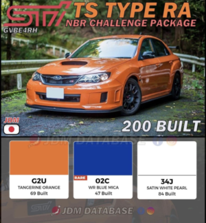 2013 Subaru Impreza Wrx Sti Ts Type Ra Nbr Challenge Edition in Orange — image 5