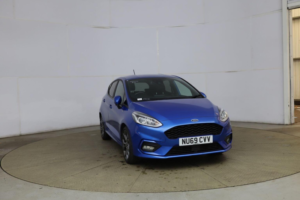2019 Ford Fiesta 1.0t Ecoboost St-Line X Euro 6 (s/s) 5dr in Blue — image 3