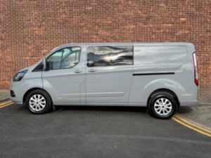 2022 Ford Transit Custom 2.0 320 Ecoblue Limited Crew Van Auto L2 H1 Euro 6 5dr in Grey — image 3