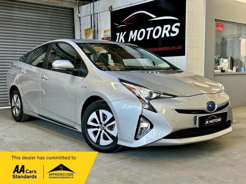 2018 Toyota Prius 1.8 Vvt-H Business Edition CVT Euro 6 (s/s) 5dr in Silver — image 1