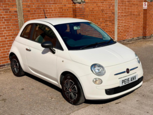 2015 Fiat 500 1.2 Pop Euro 6 (s/s) 3dr in White — image 2