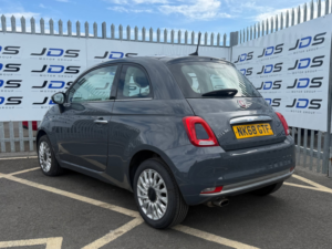 2018 Fiat 500 1.2 Lounge Hatchback 3dr Petrol Manual Euro 6 (s/s) (69 Bhp) in Grey — image 2