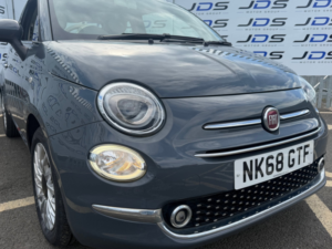 2018 Fiat 500 1.2 Lounge Hatchback 3dr Petrol Manual Euro 6 (s/s) (69 Bhp) in Grey — image 3