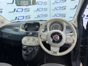 2018 Fiat 500 1.2 Lounge Hatchback 3dr Petrol Manual Euro 6 (s/s) (69 Bhp) in Grey — image 5