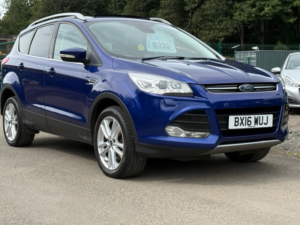 2016 Ford Kuga 2.0 Tdci Titanium X Sport SUV 5dr Diesel Manual AWD Euro 6 (s/s) (180 Ps) in Blue — image 3