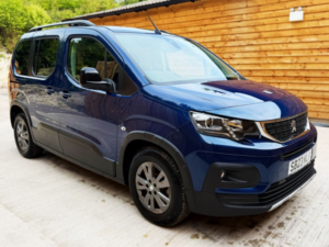 2023 Peugeot Rifter 3 SEAT Auto Wheelchair Accessible Disabled Access Vehicle Wav in Blue — image 3