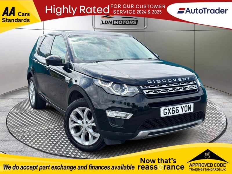 2016 Land Rover Discovery Sport 2.0 Td4 Hse Luxury Auto 4WD Euro 6 (s/s) 5dr in Black — image 1